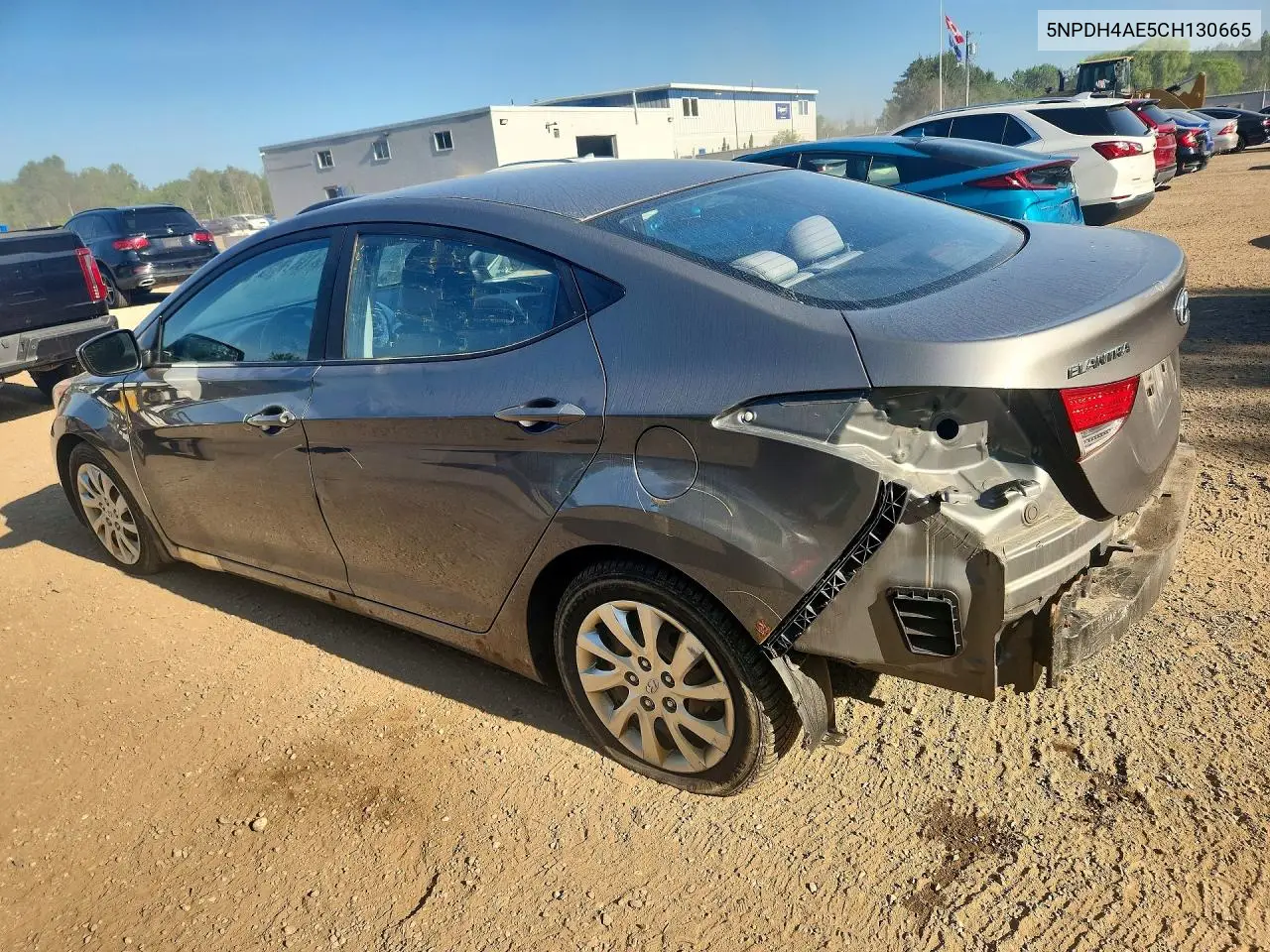 2012 Hyundai Elantra Gls VIN: 5NPDH4AE5CH130665 Lot: 59243366
