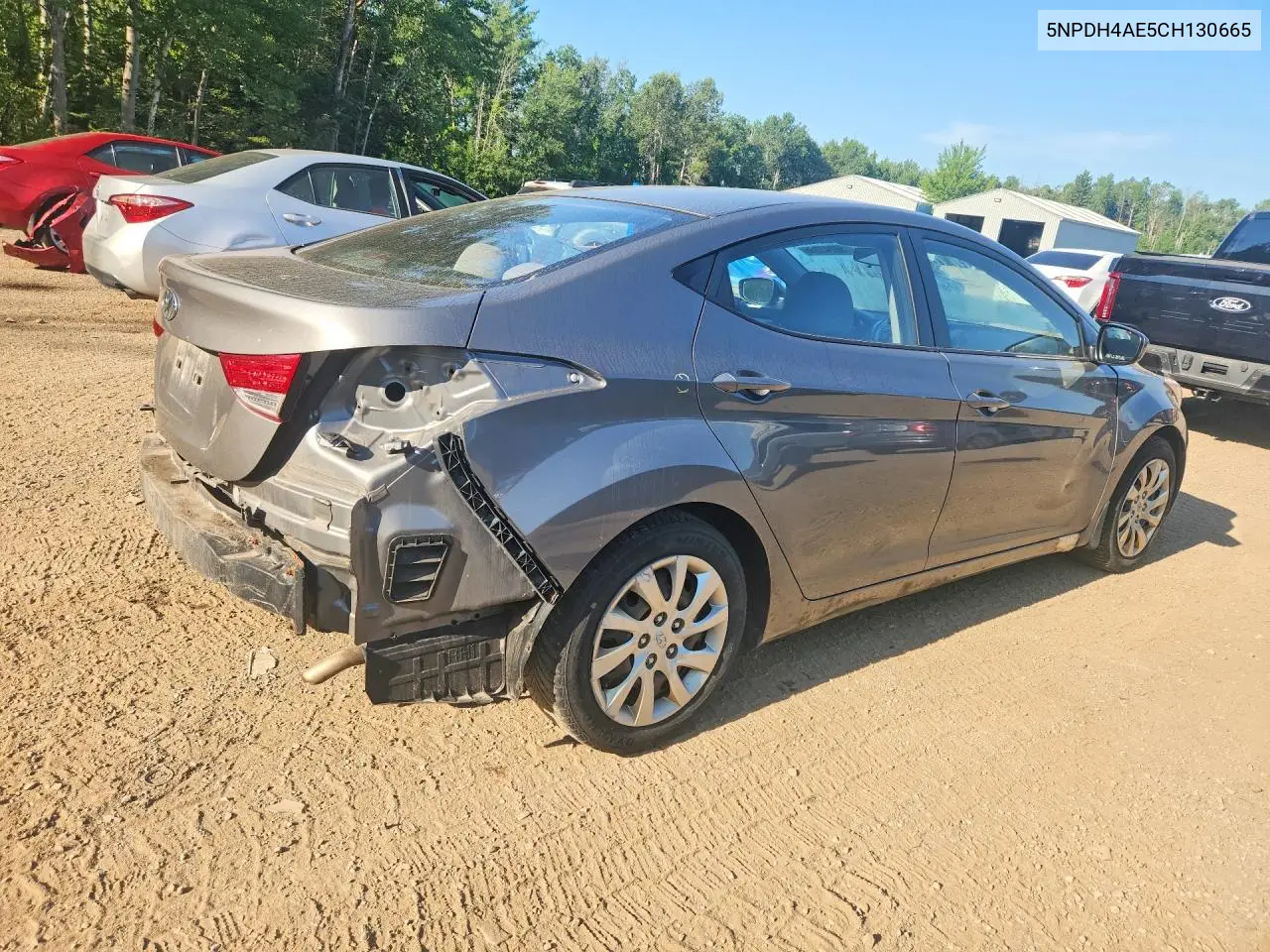 2012 Hyundai Elantra Gls VIN: 5NPDH4AE5CH130665 Lot: 59243366