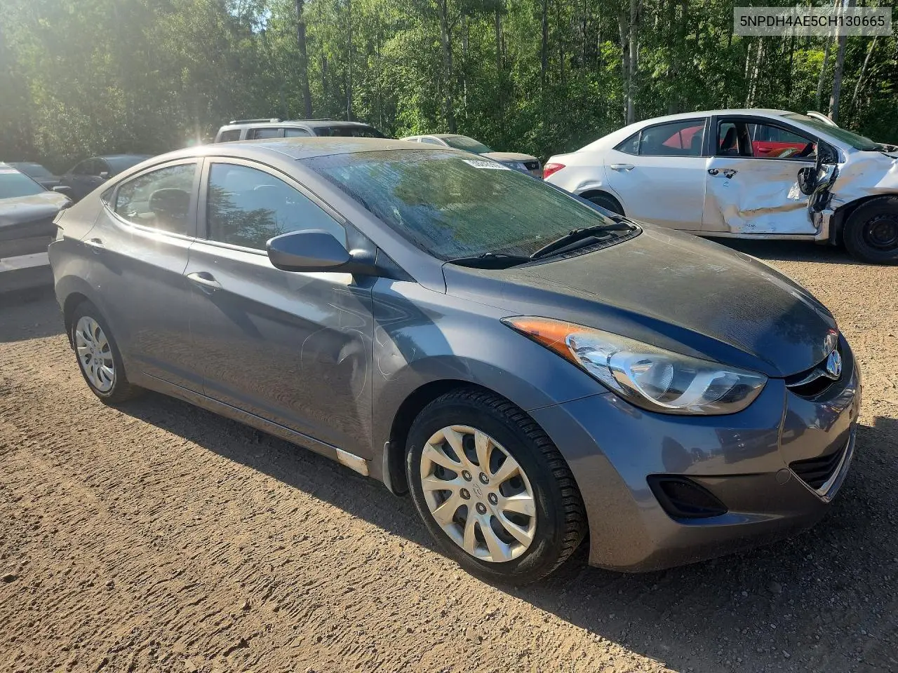 2012 Hyundai Elantra Gls VIN: 5NPDH4AE5CH130665 Lot: 59243366