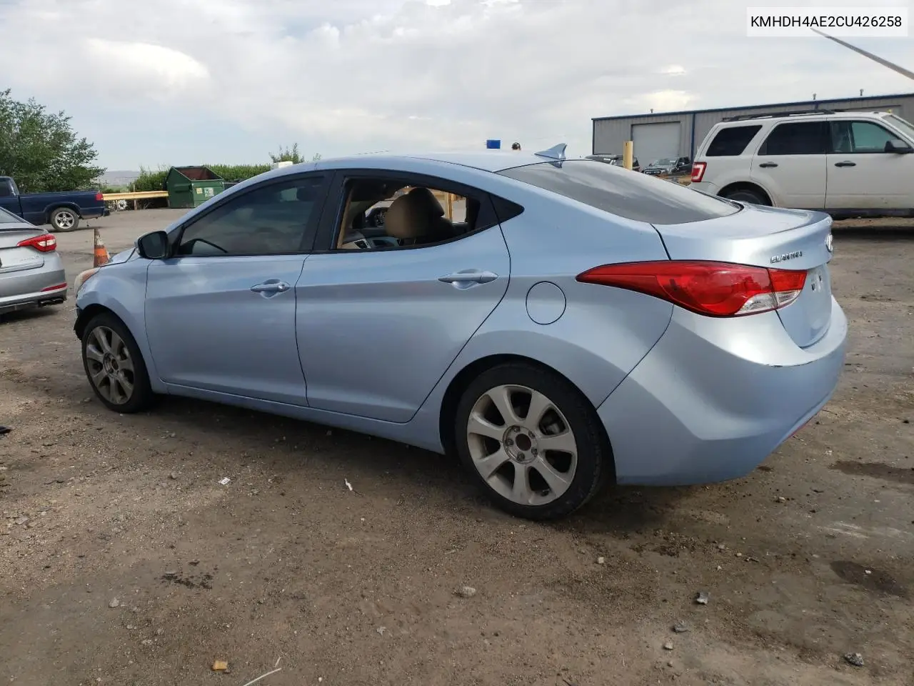 2012 Hyundai Elantra Gls VIN: KMHDH4AE2CU426258 Lot: 60500125