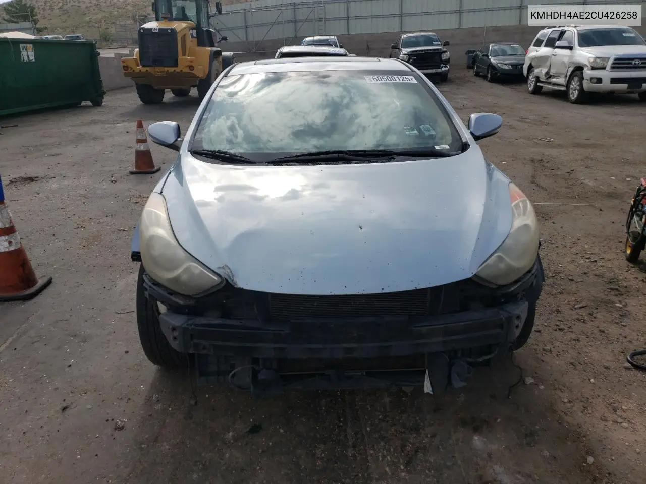 2012 Hyundai Elantra Gls VIN: KMHDH4AE2CU426258 Lot: 60500125