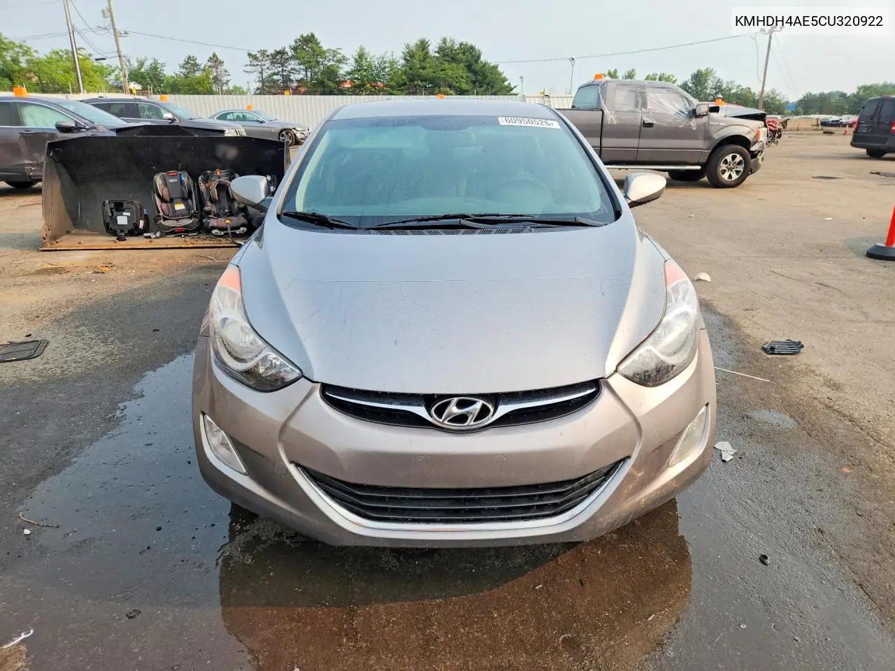 2012 Hyundai Elantra Gls VIN: KMHDH4AE5CU320922 Lot: 60950526