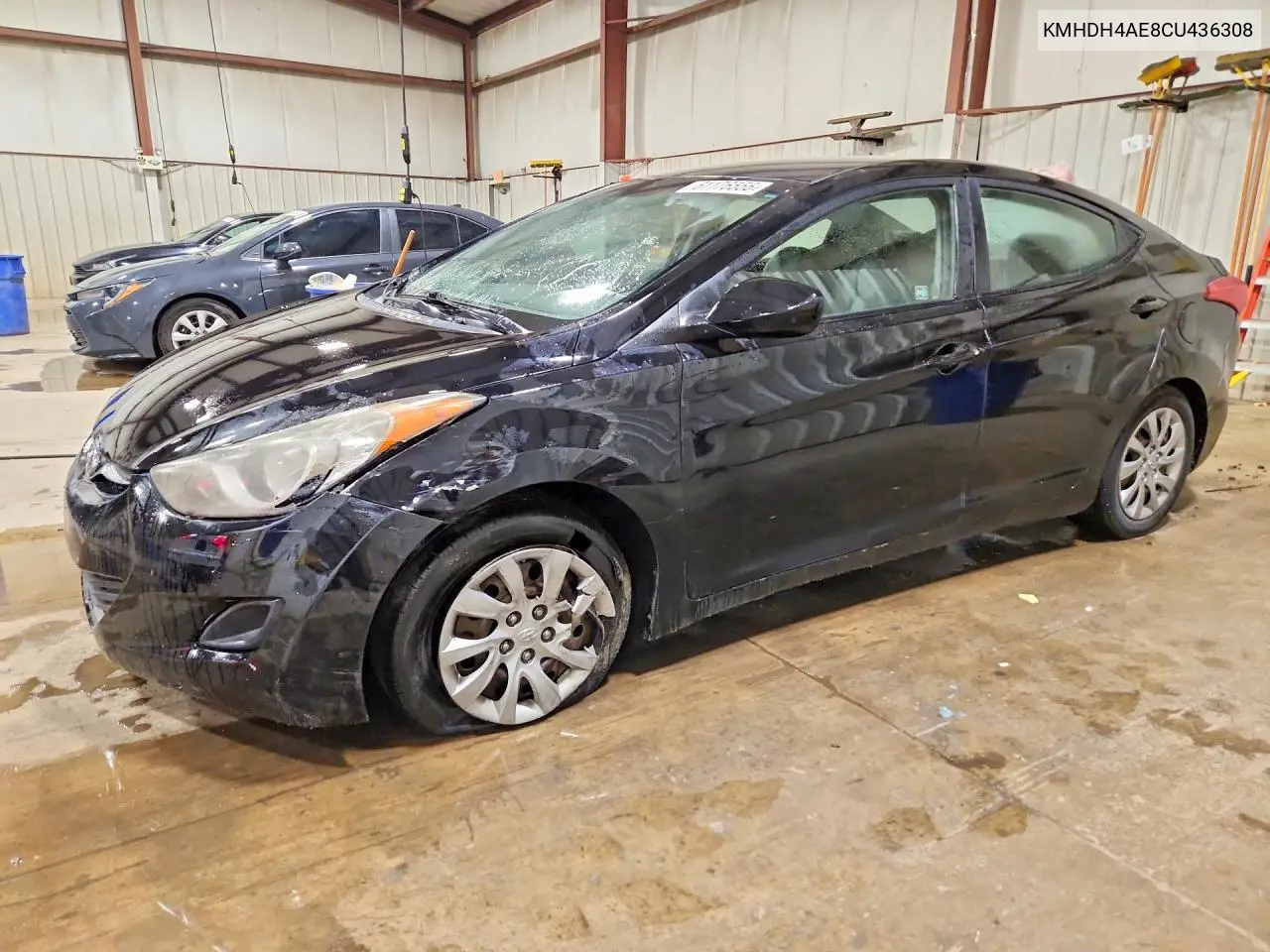 2012 Hyundai Elantra Gls VIN: KMHDH4AE8CU436308 Lot: 61176556