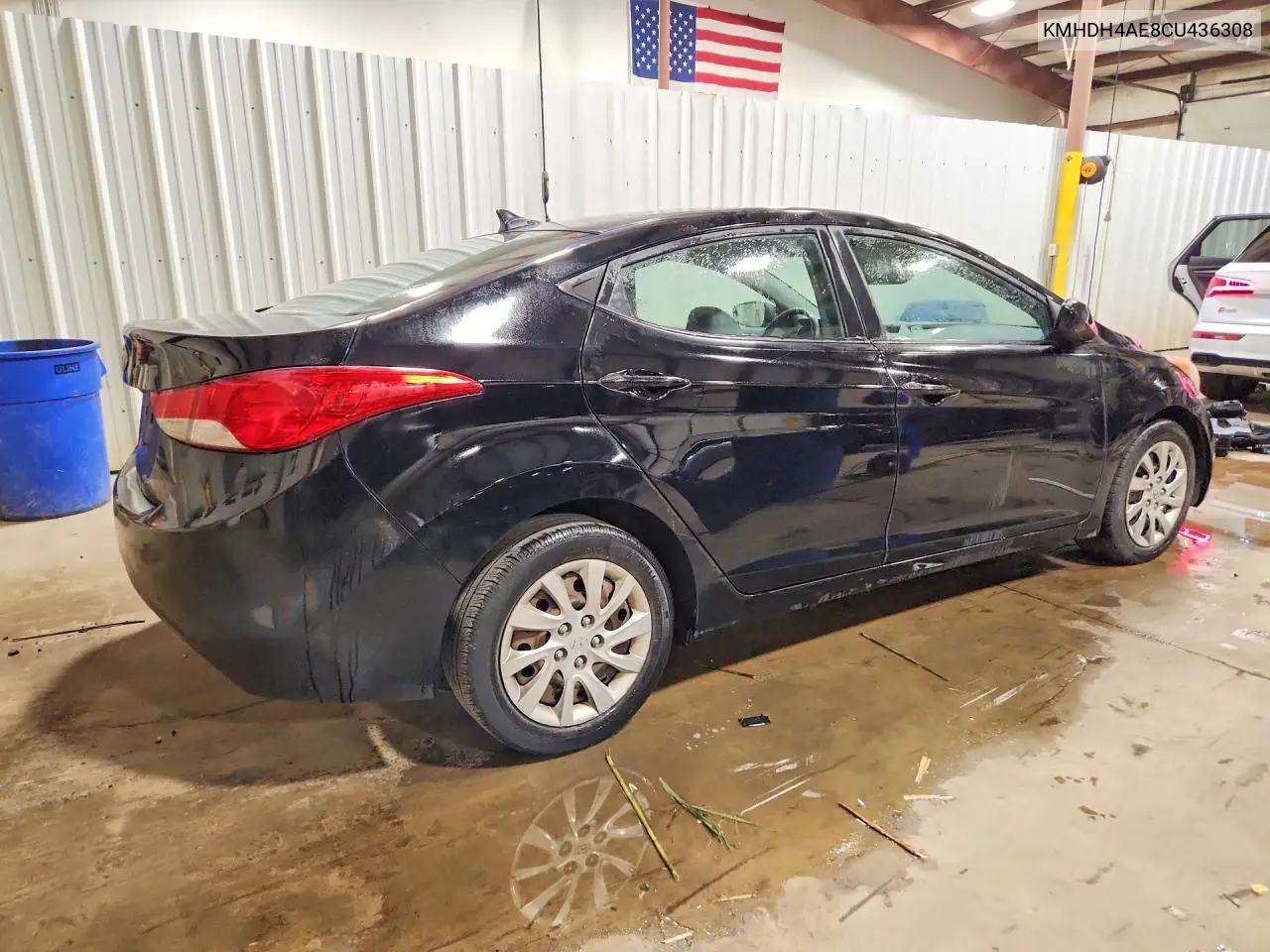 2012 Hyundai Elantra Gls VIN: KMHDH4AE8CU436308 Lot: 61176556