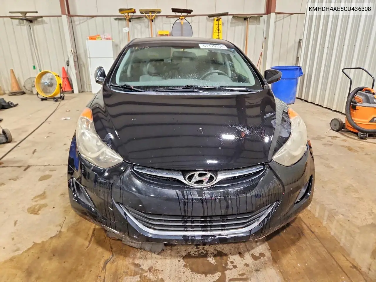 2012 Hyundai Elantra Gls VIN: KMHDH4AE8CU436308 Lot: 61176556