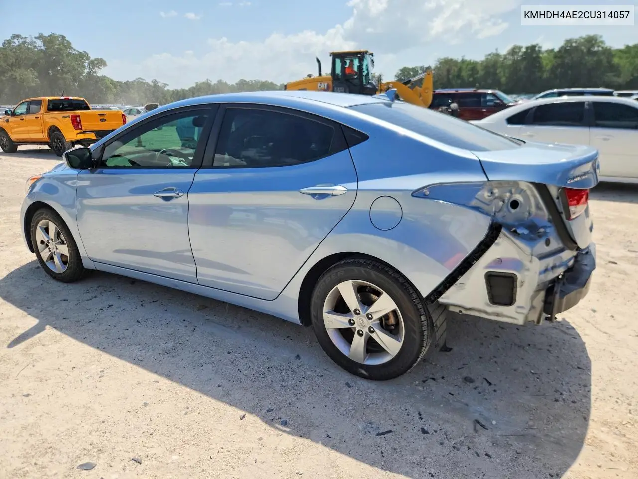 2012 Hyundai Elantra Gls VIN: KMHDH4AE2CU314057 Lot: 61734866