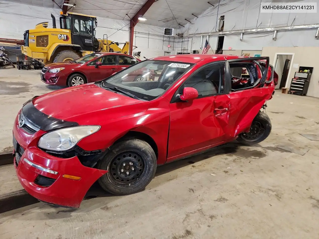 2012 Hyundai Elantra VIN: KMHDB8AE2CY141231 Lot: 61750366