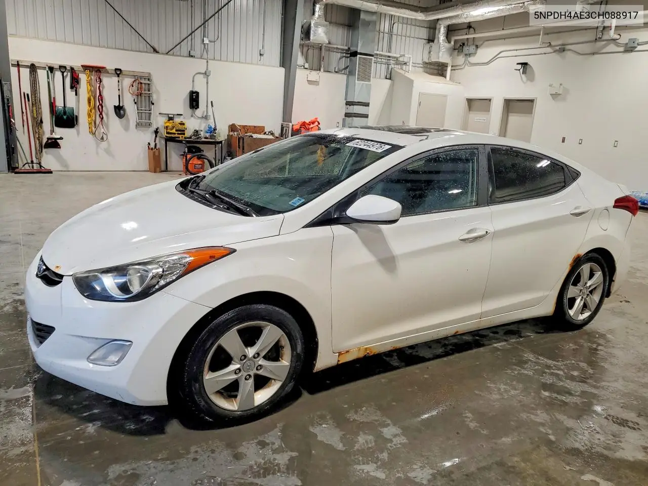2012 Hyundai Elantra Gls VIN: 5NPDH4AE3CH088917 Lot: 62244976
