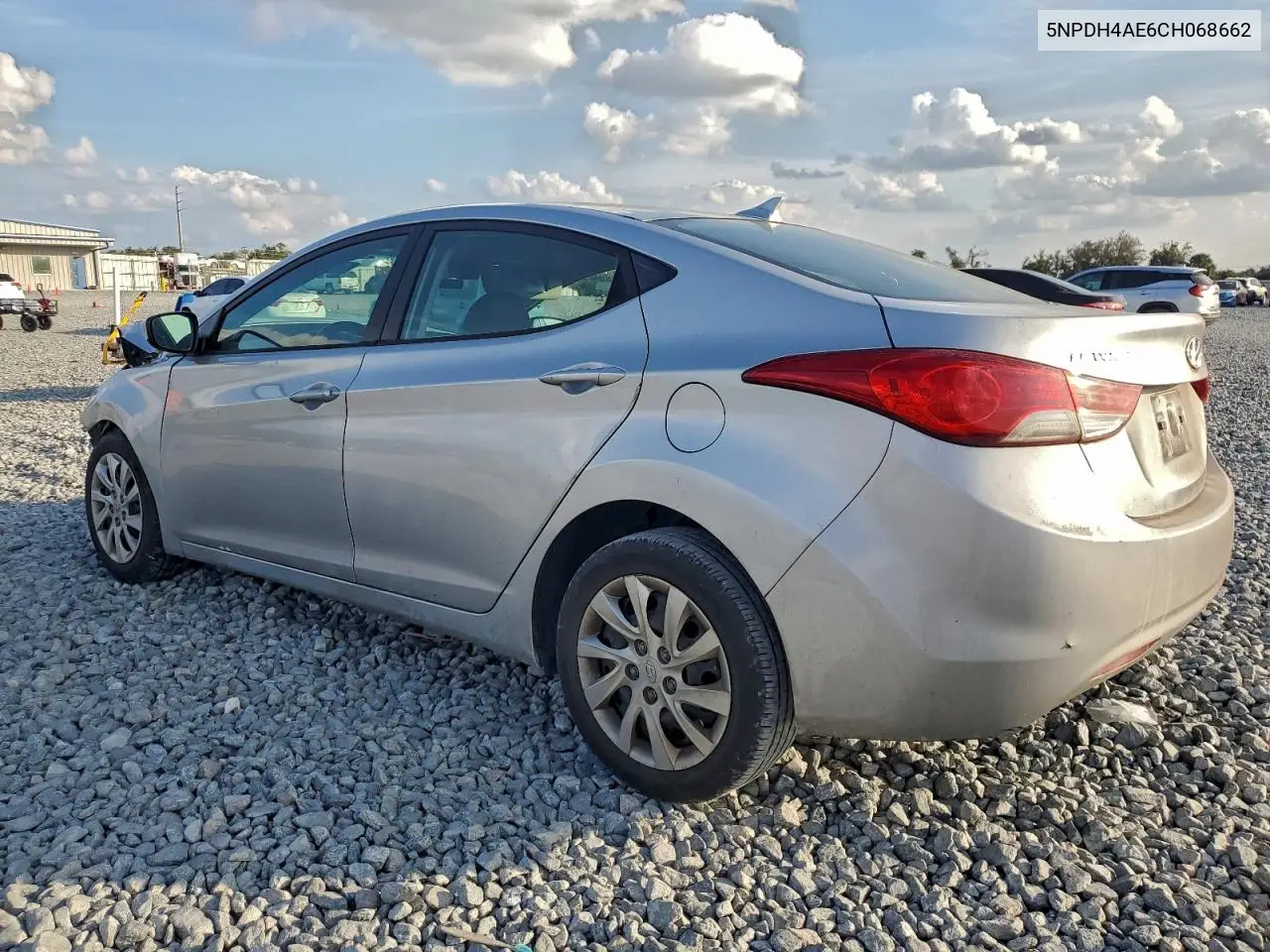 5NPDH4AE6CH068662 2012 Hyundai Elantra Gls