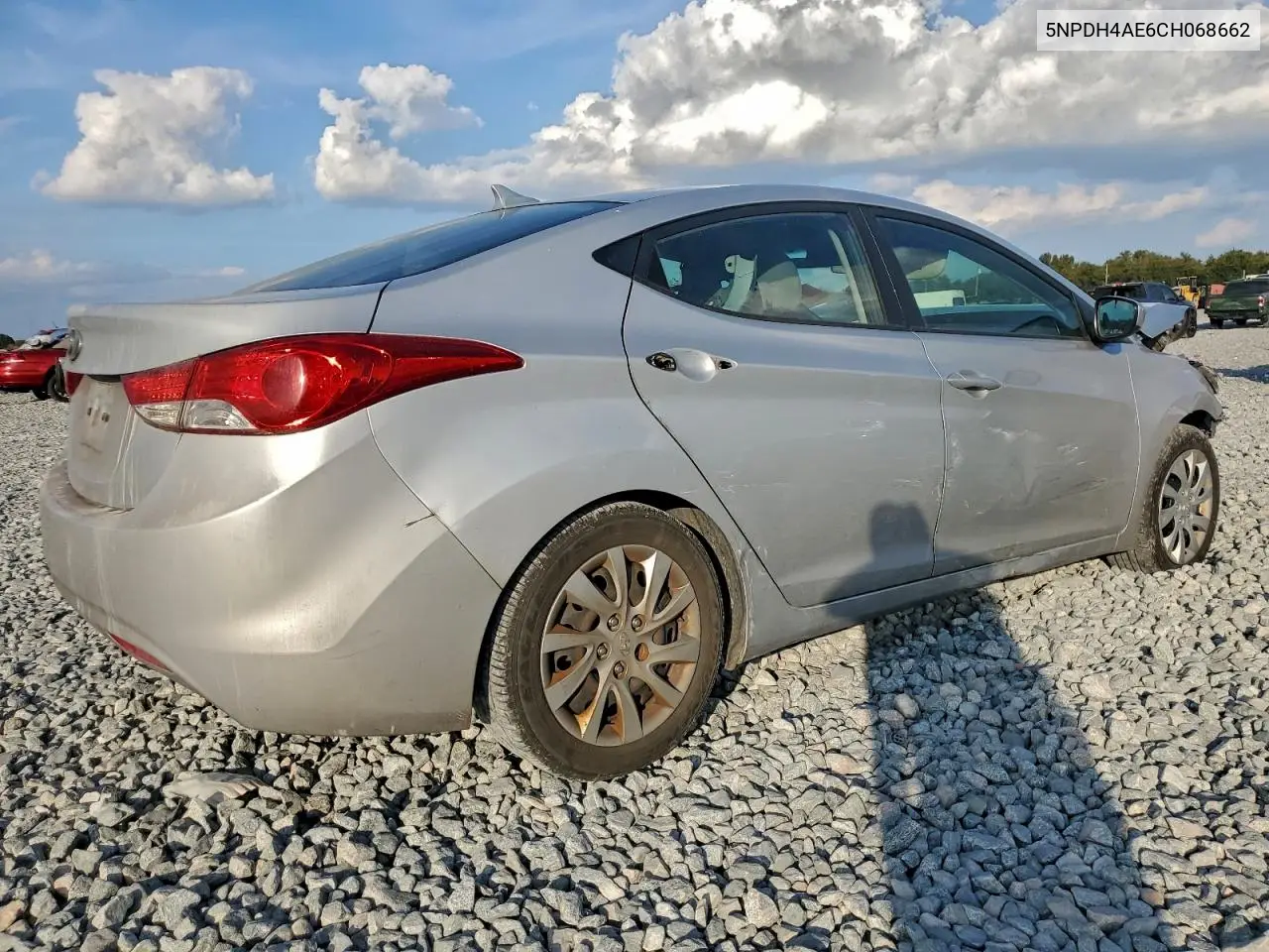 5NPDH4AE6CH068662 2012 Hyundai Elantra Gls