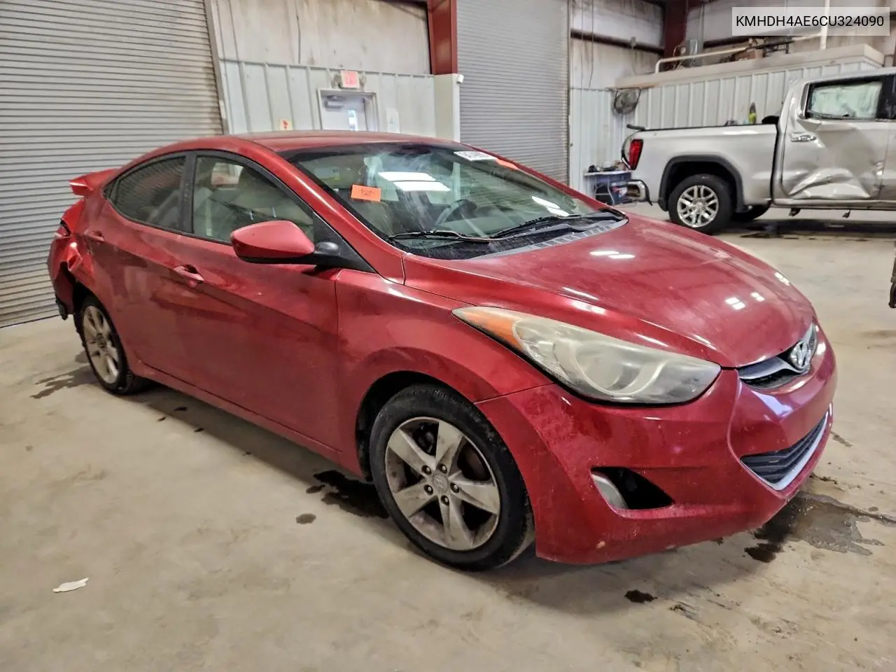 KMHDH4AE6CU324090 2012 Hyundai Elantra Gls