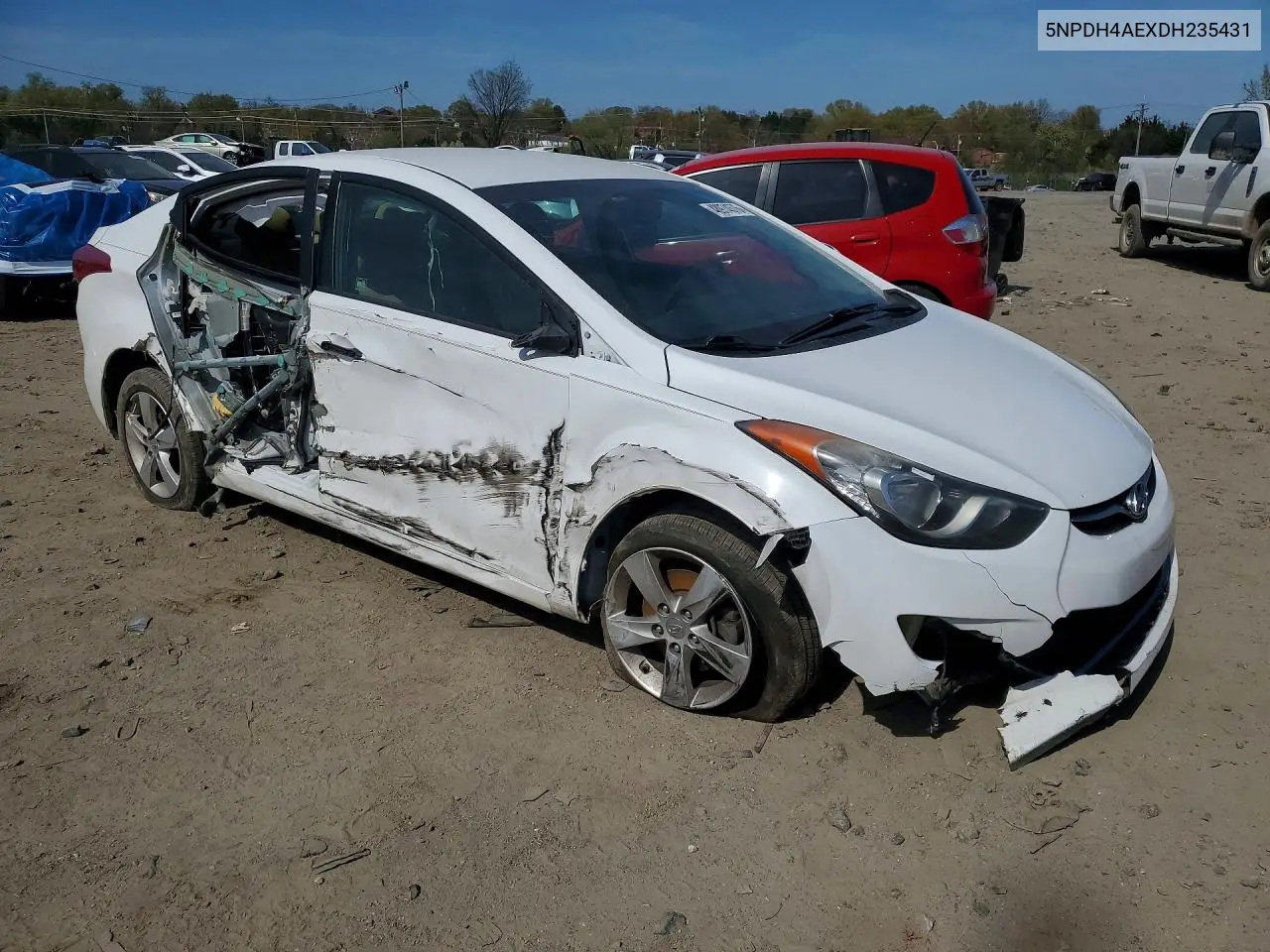 5NPDH4AEXDH235431 2013 Hyundai Elantra Gls