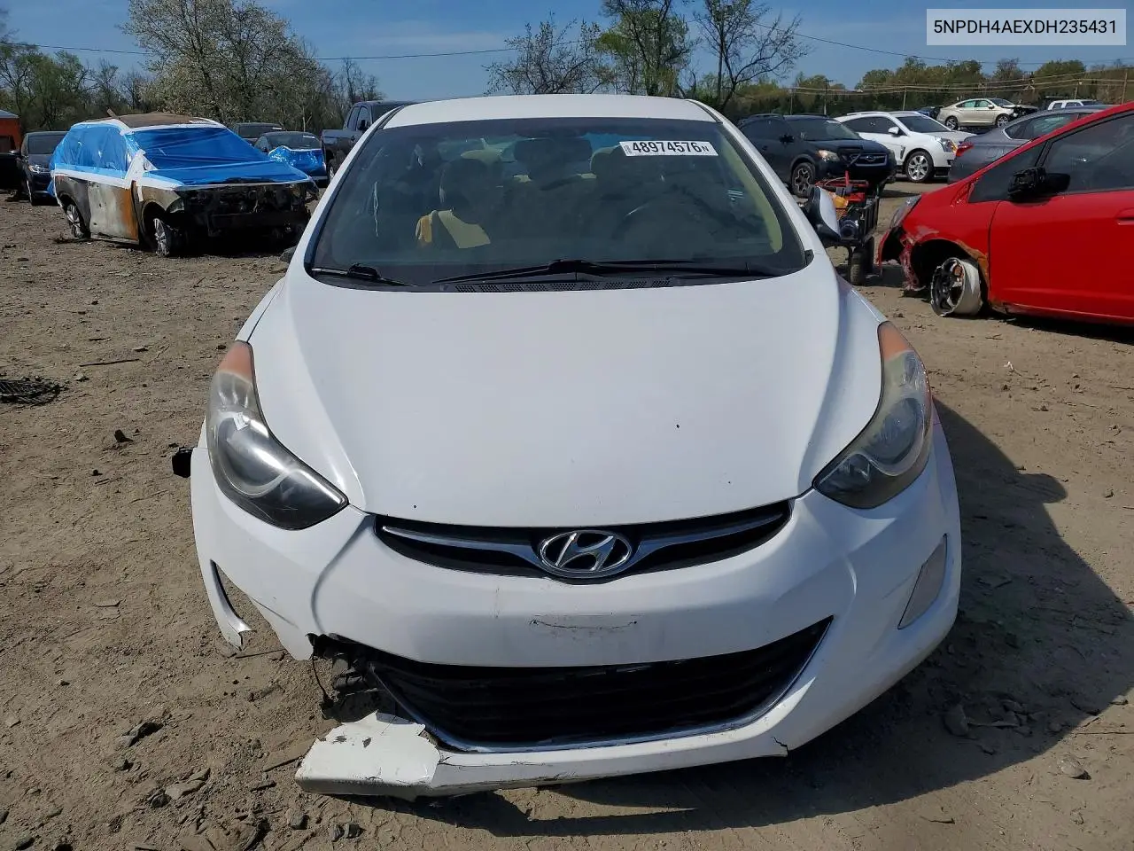 5NPDH4AEXDH235431 2013 Hyundai Elantra Gls