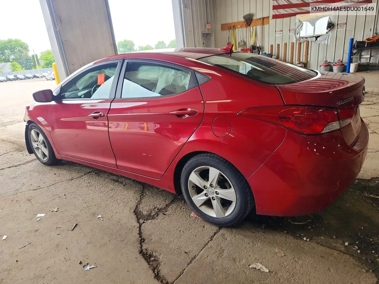 2013 Hyundai Elantra Gls VIN: KMHDH4AE5DU001649 Lot: 55136686