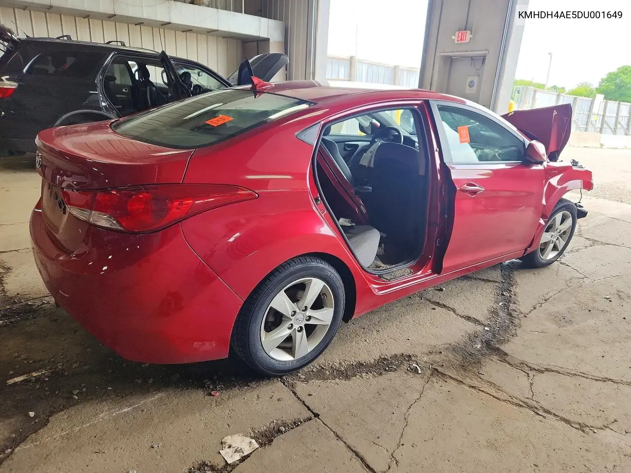 2013 Hyundai Elantra Gls VIN: KMHDH4AE5DU001649 Lot: 55136686
