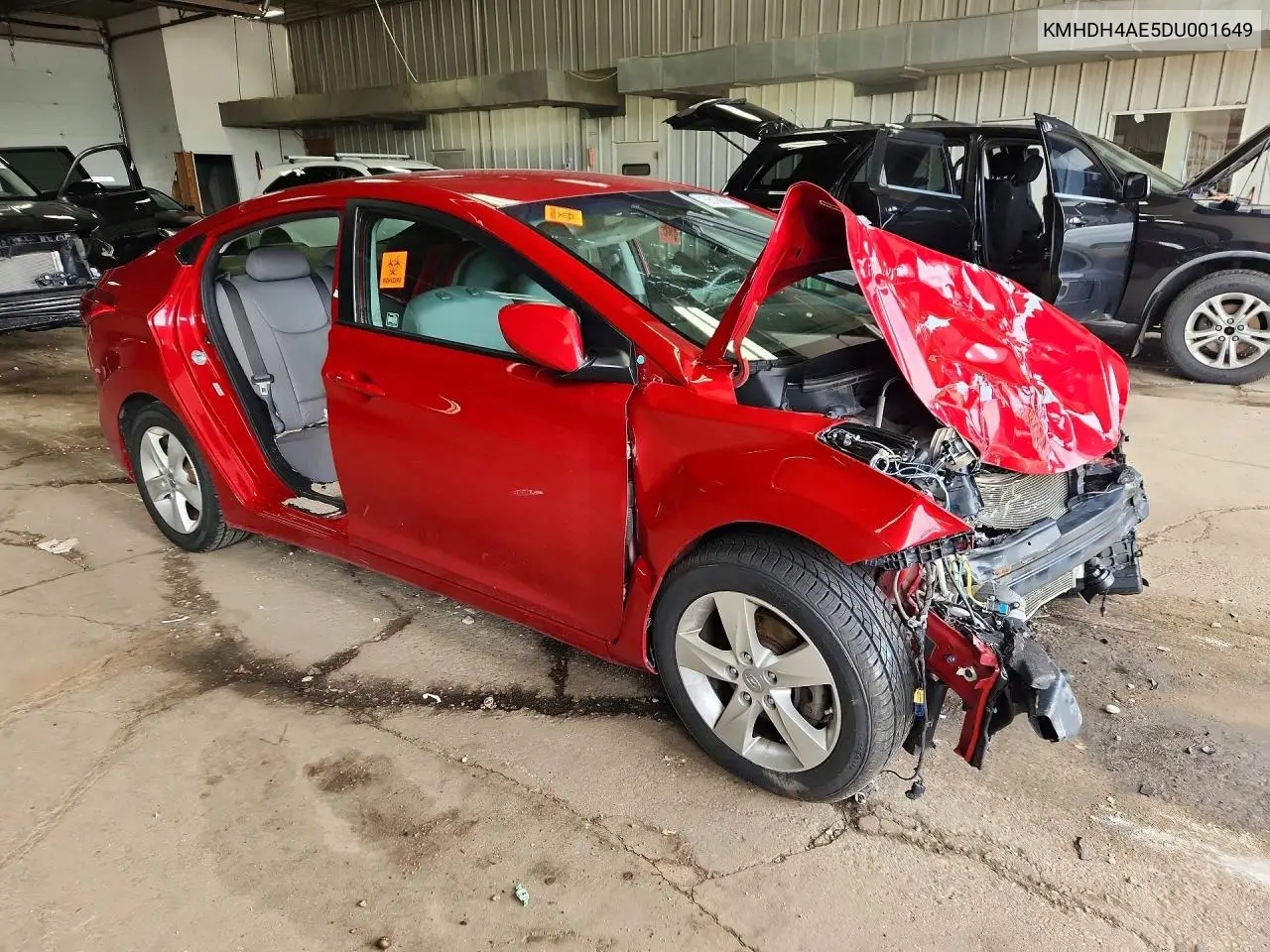 2013 Hyundai Elantra Gls VIN: KMHDH4AE5DU001649 Lot: 55136686