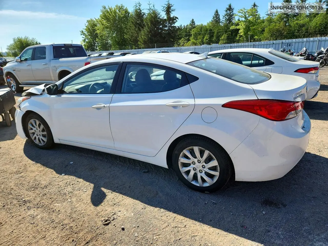 2013 Hyundai Elantra Gls VIN: 5NPDH4AE9DH450136 Lot: 60138766