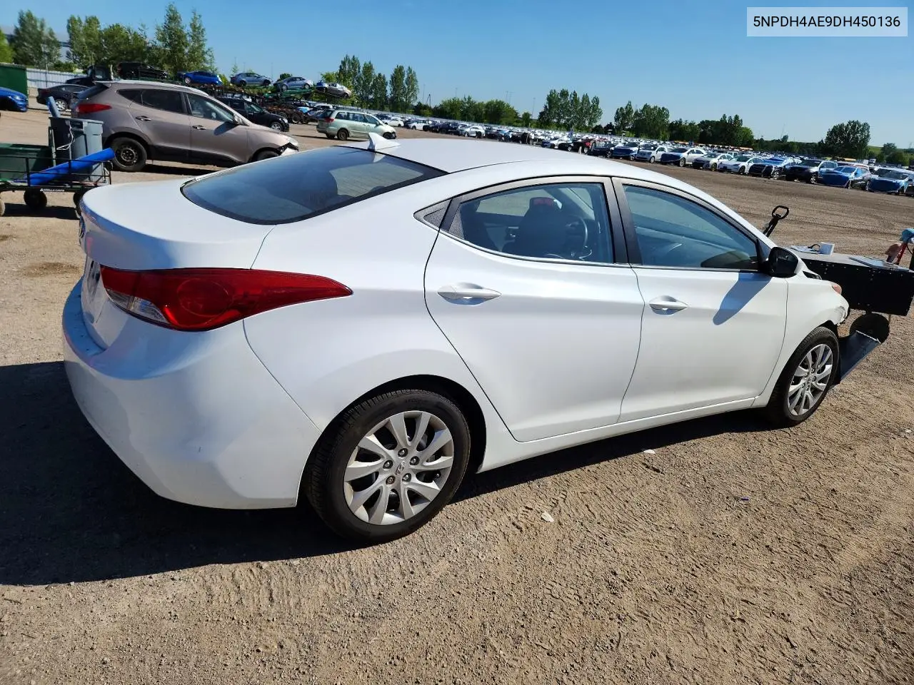 2013 Hyundai Elantra Gls VIN: 5NPDH4AE9DH450136 Lot: 60138766