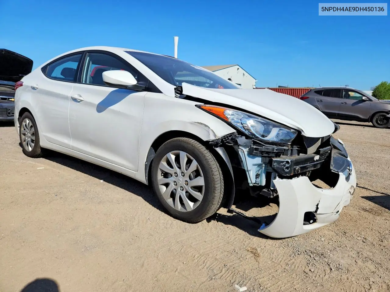 2013 Hyundai Elantra Gls VIN: 5NPDH4AE9DH450136 Lot: 60138766