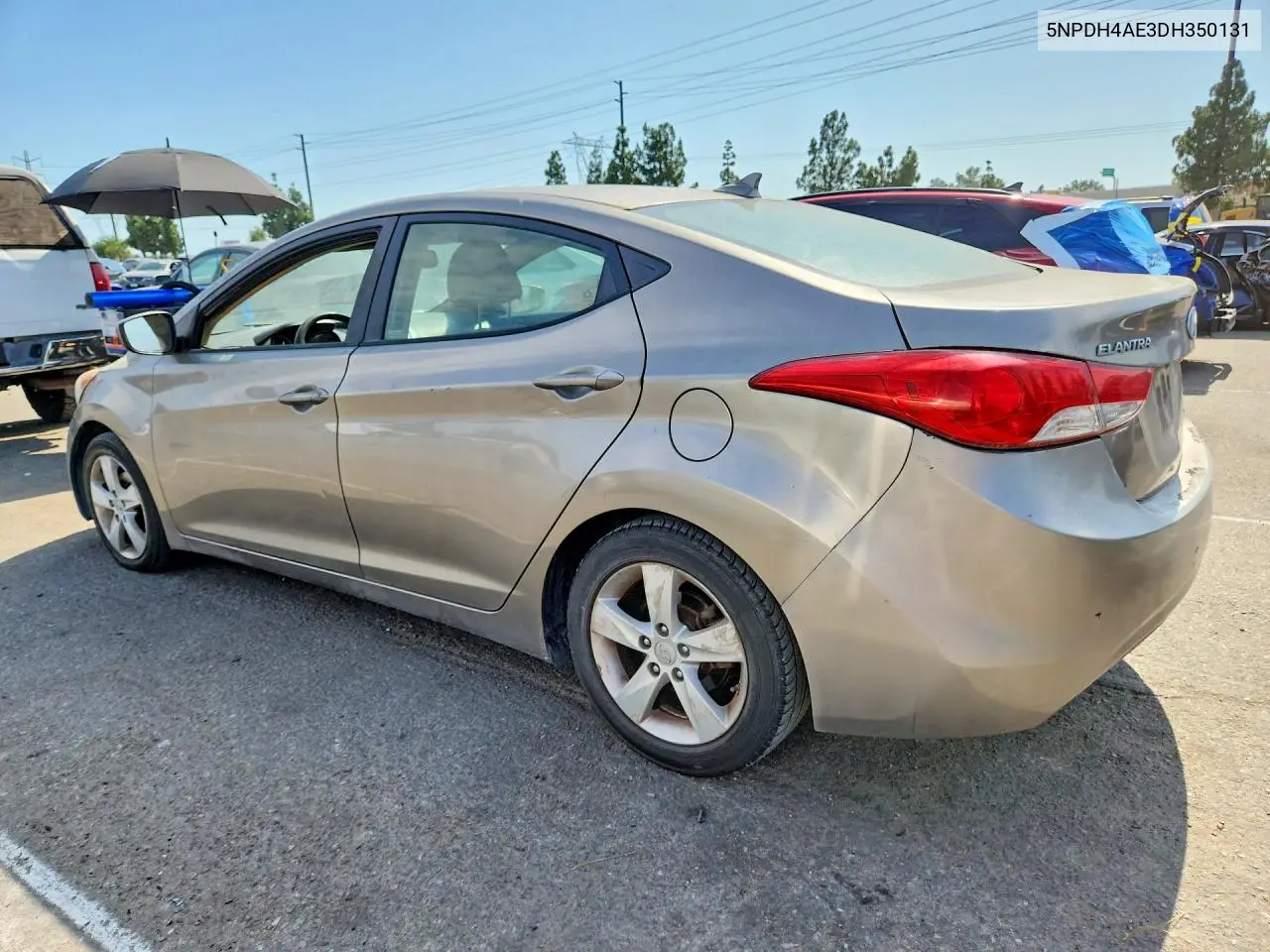 2013 Hyundai Elantra Gls VIN: 5NPDH4AE3DH350131 Lot: 60519266