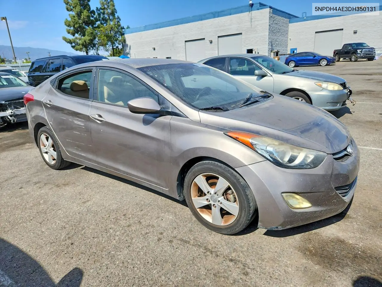 2013 Hyundai Elantra Gls VIN: 5NPDH4AE3DH350131 Lot: 60519266