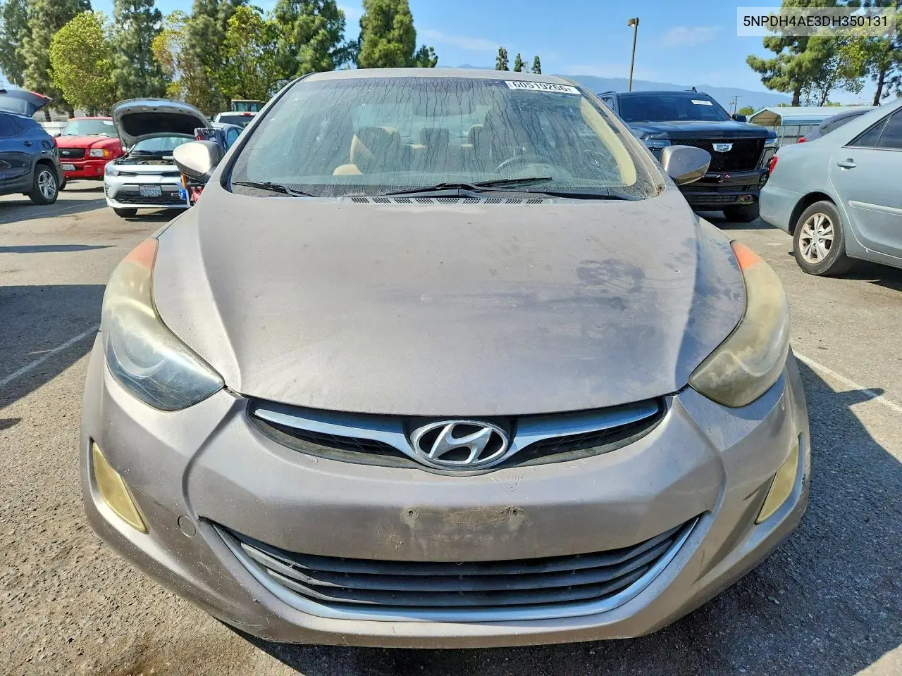 2013 Hyundai Elantra Gls VIN: 5NPDH4AE3DH350131 Lot: 60519266