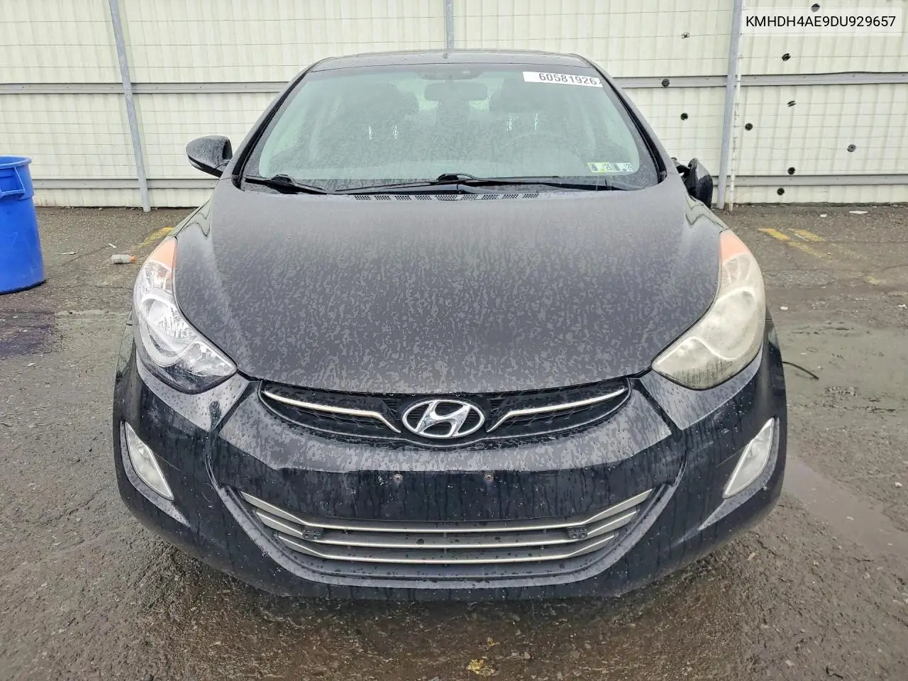2013 Hyundai Elantra Limited VIN: KMHDH4AE9DU929657 Lot: 60581926