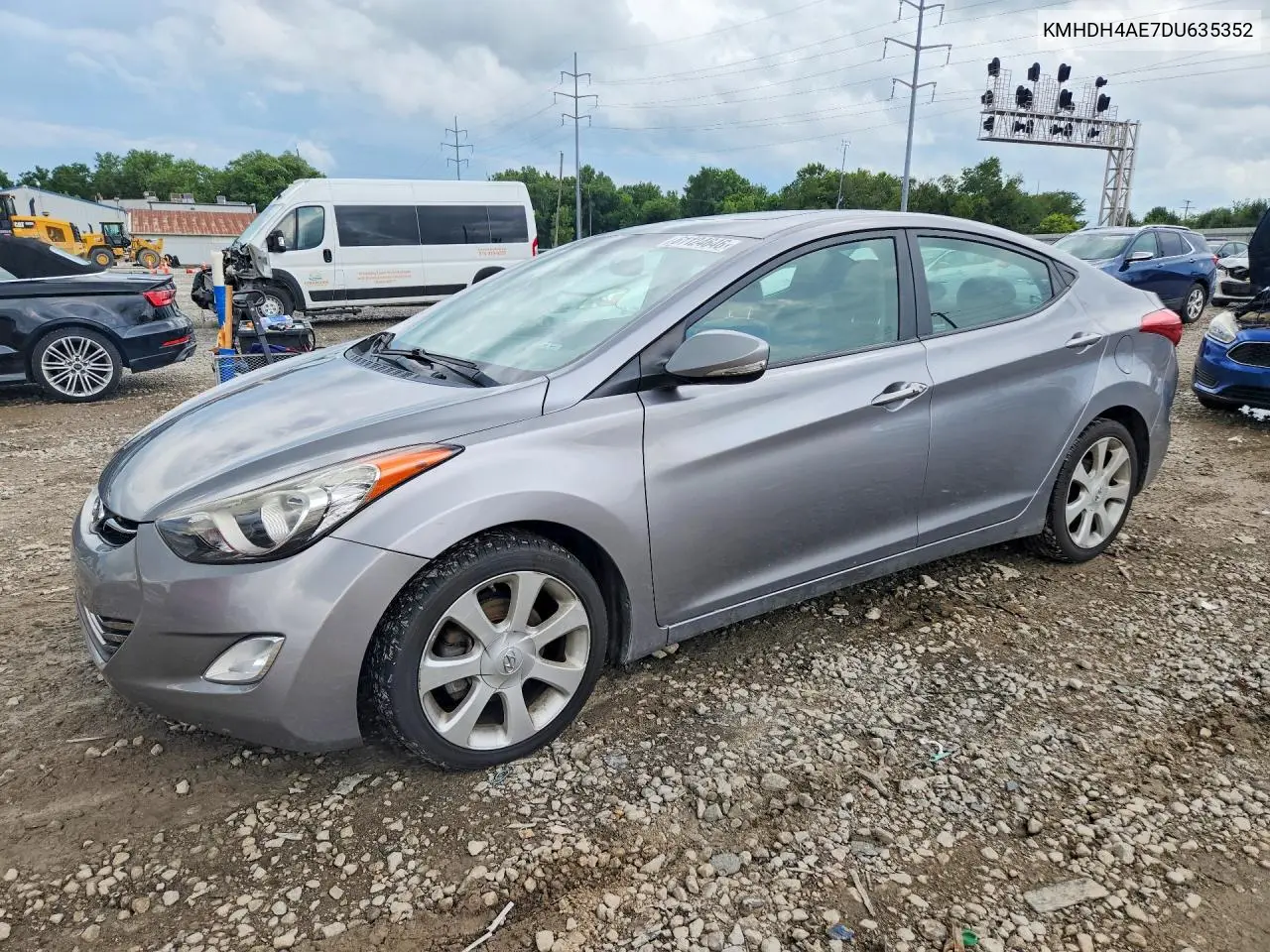 2013 Hyundai Elantra Limited VIN: KMHDH4AE7DU635352 Lot: 61124646