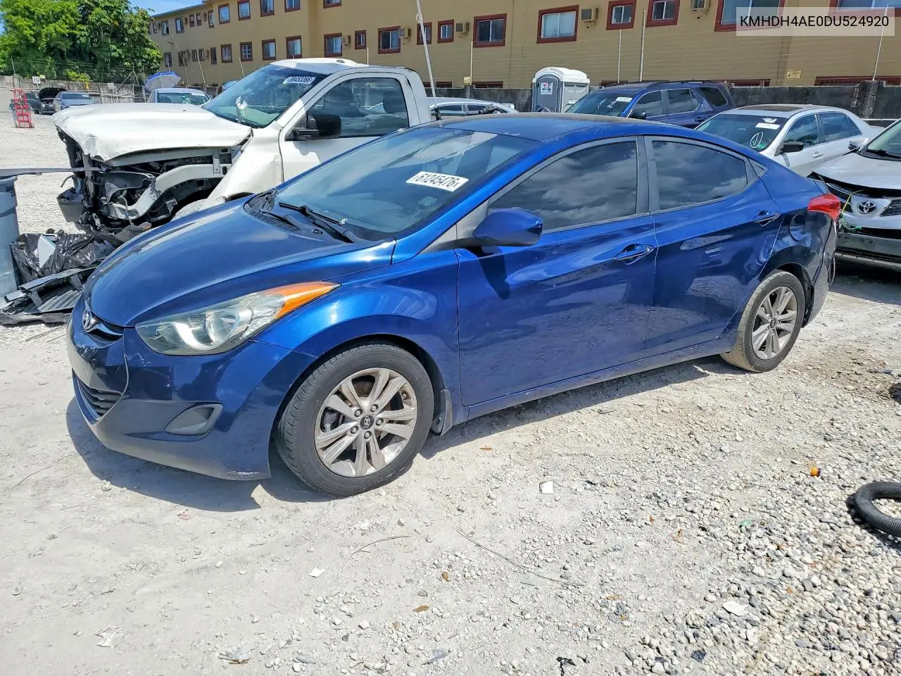 2013 Hyundai Elantra Gls VIN: KMHDH4AE0DU524920 Lot: 61245476