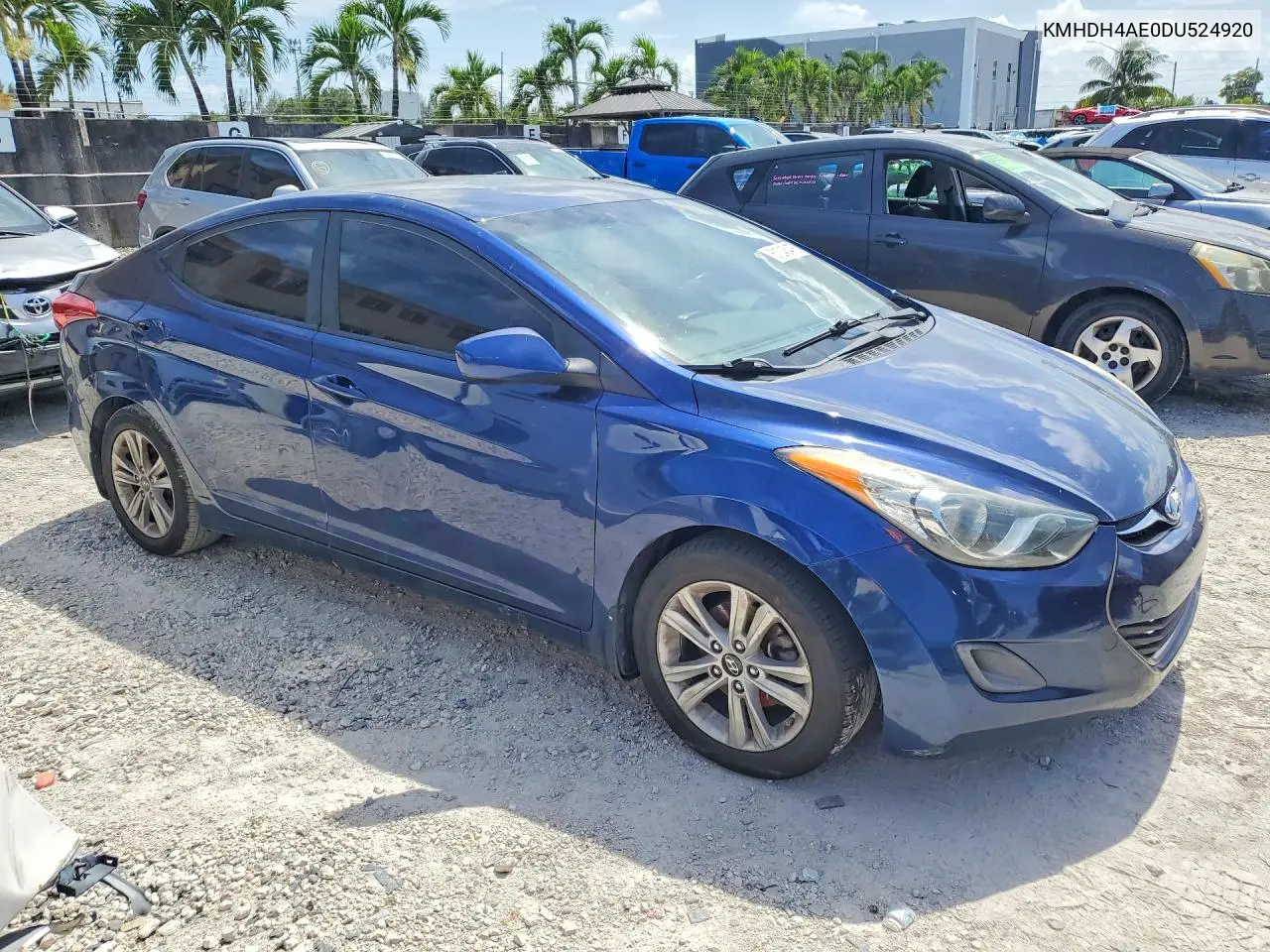 2013 Hyundai Elantra Gls VIN: KMHDH4AE0DU524920 Lot: 61245476