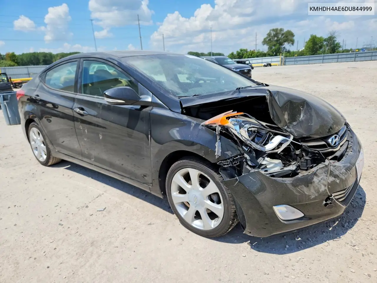 2013 Hyundai Elantra Limited VIN: KMHDH4AE6DU844999 Lot: 61329886