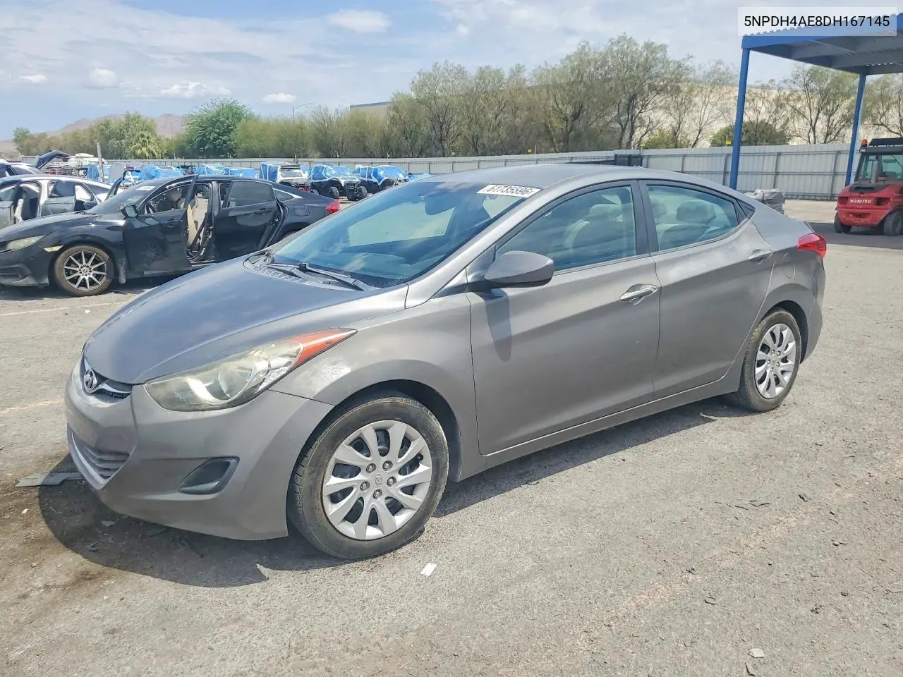 2013 Hyundai Elantra Gls VIN: 5NPDH4AE8DH167145 Lot: 61735596