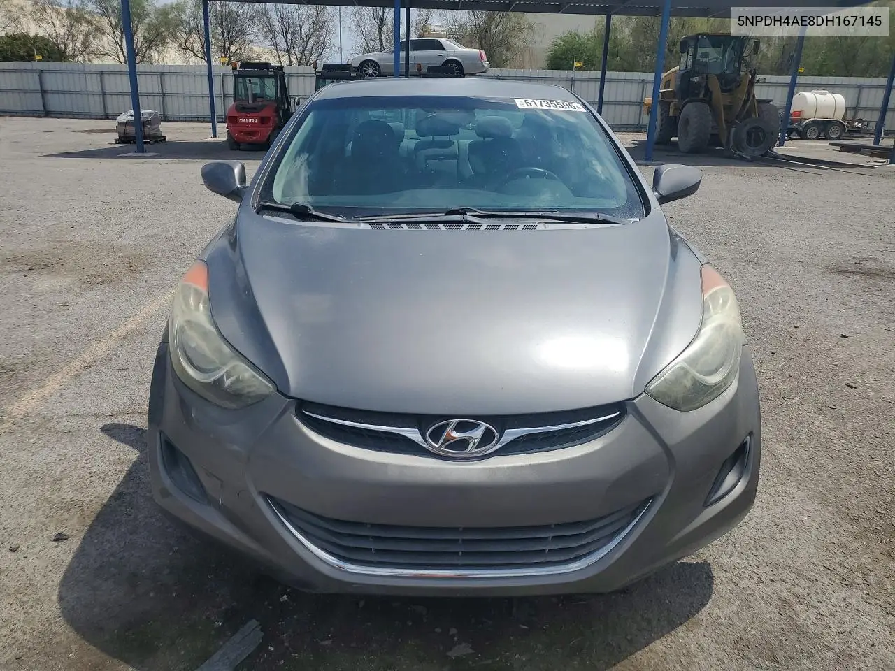 2013 Hyundai Elantra Gls VIN: 5NPDH4AE8DH167145 Lot: 61735596