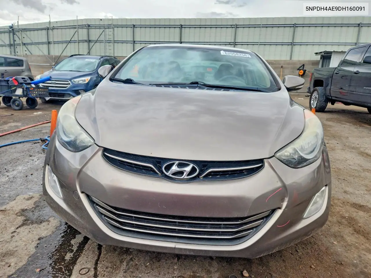 2013 Hyundai Elantra Limited VIN: 5NPDH4AE9DH160091 Lot: 62068256