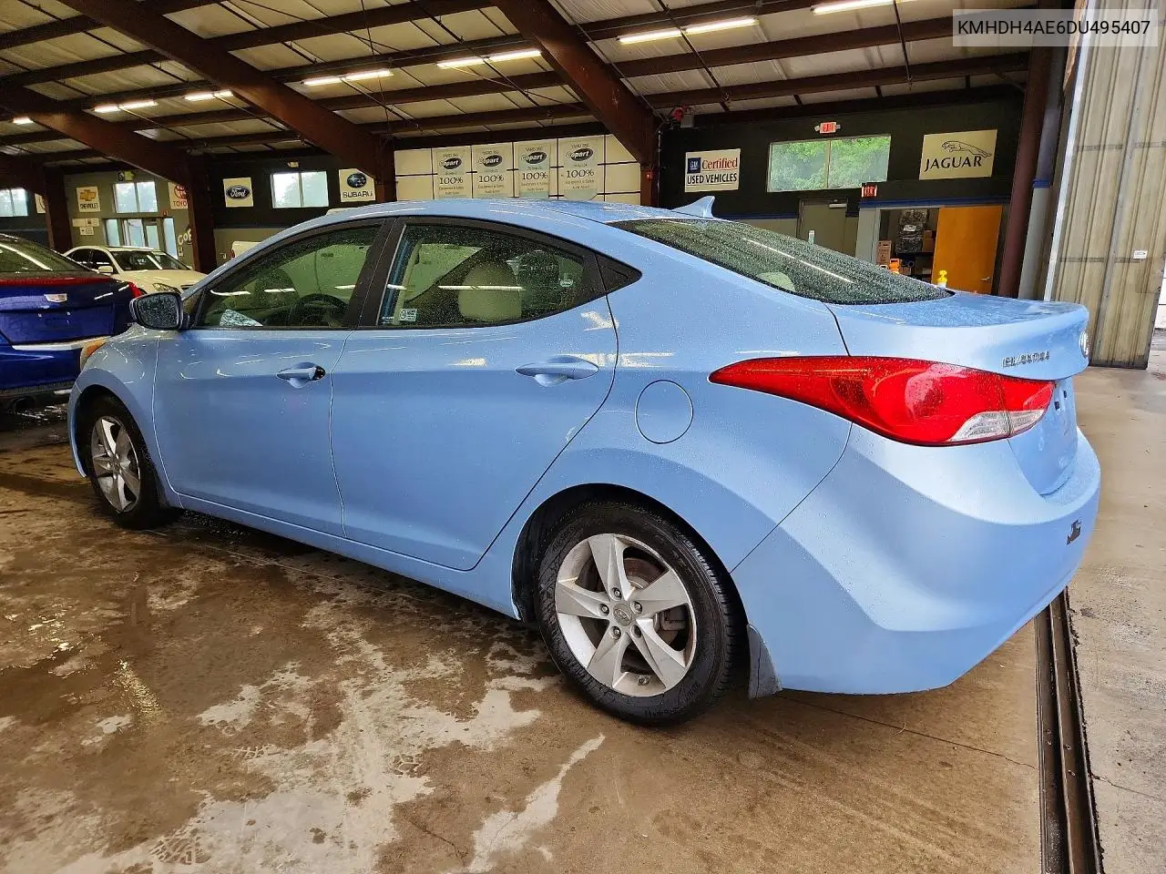 2013 Hyundai Elantra Gls VIN: KMHDH4AE6DU495407 Lot: 62072666
