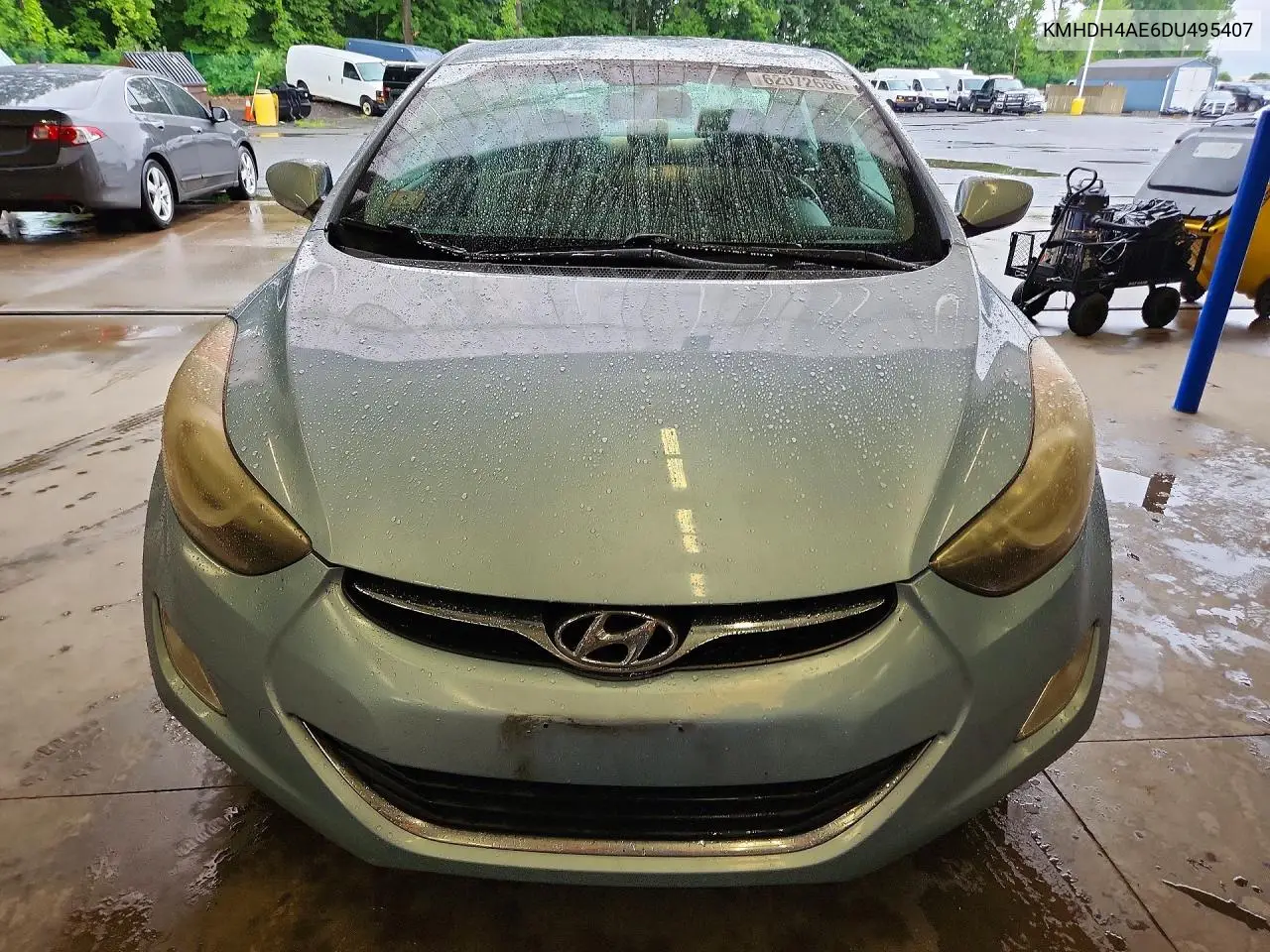 2013 Hyundai Elantra Gls VIN: KMHDH4AE6DU495407 Lot: 62072666
