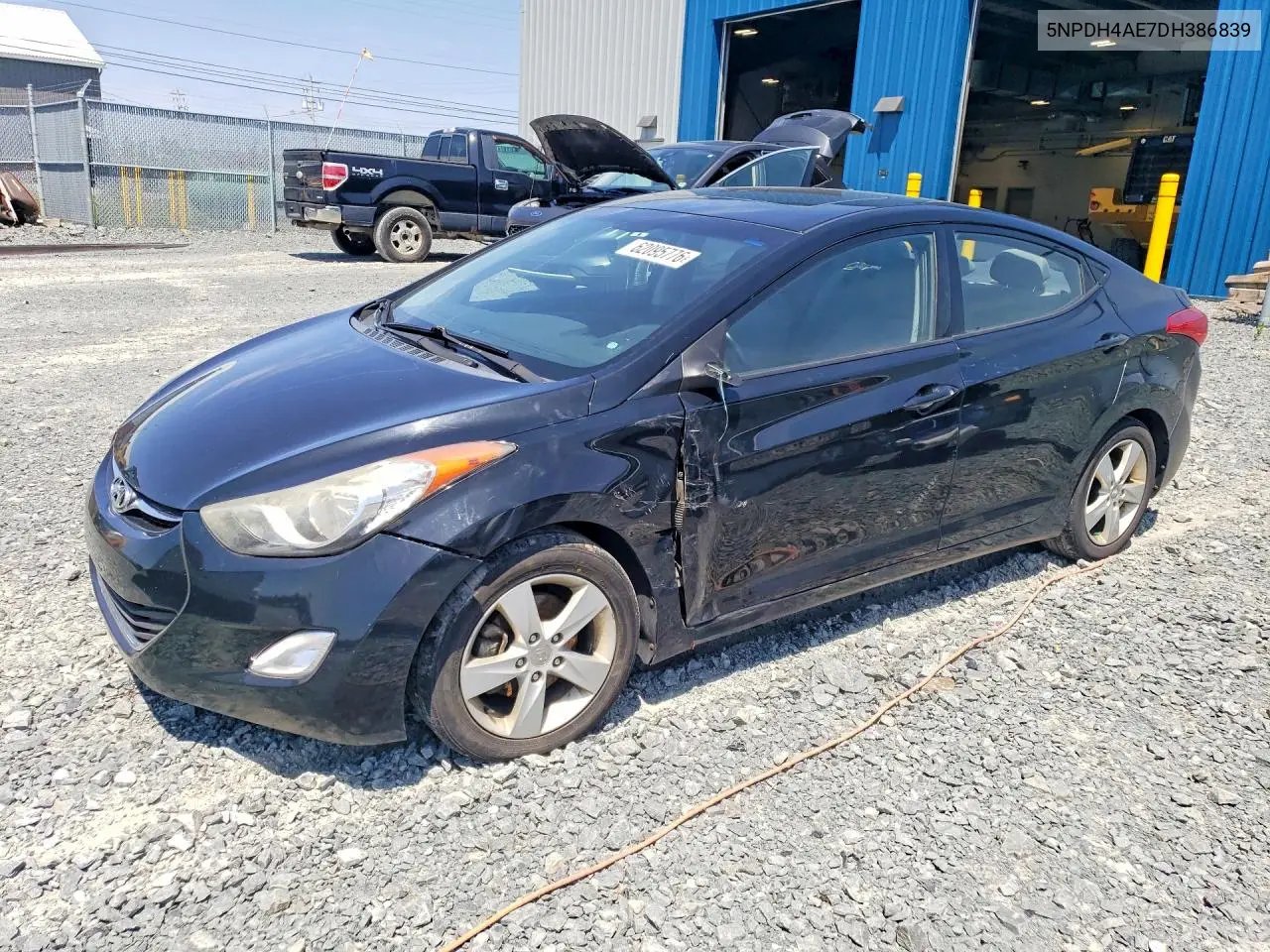 2013 Hyundai Elantra Gls VIN: 5NPDH4AE7DH386839 Lot: 62095776