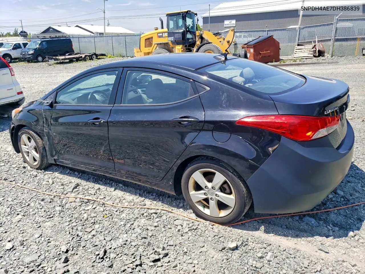 2013 Hyundai Elantra Gls VIN: 5NPDH4AE7DH386839 Lot: 62095776
