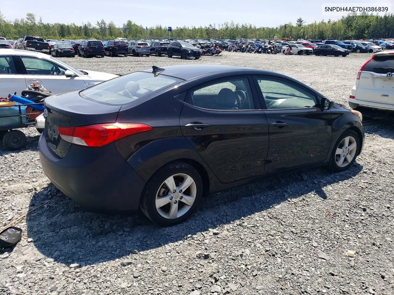 2013 Hyundai Elantra Gls VIN: 5NPDH4AE7DH386839 Lot: 62095776