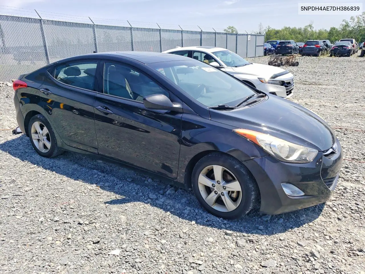 2013 Hyundai Elantra Gls VIN: 5NPDH4AE7DH386839 Lot: 62095776