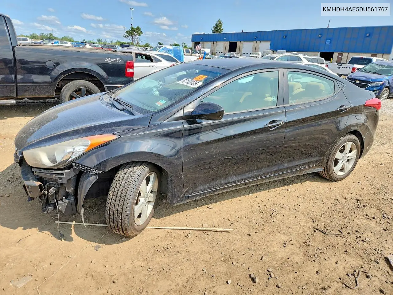 2013 Hyundai Elantra Gls VIN: KMHDH4AE5DU561767 Lot: 62140926