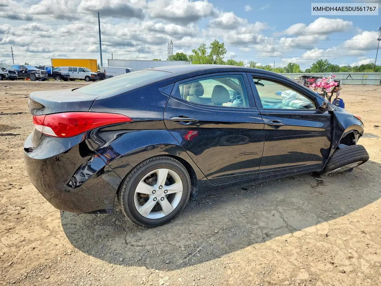 2013 Hyundai Elantra Gls VIN: KMHDH4AE5DU561767 Lot: 62140926