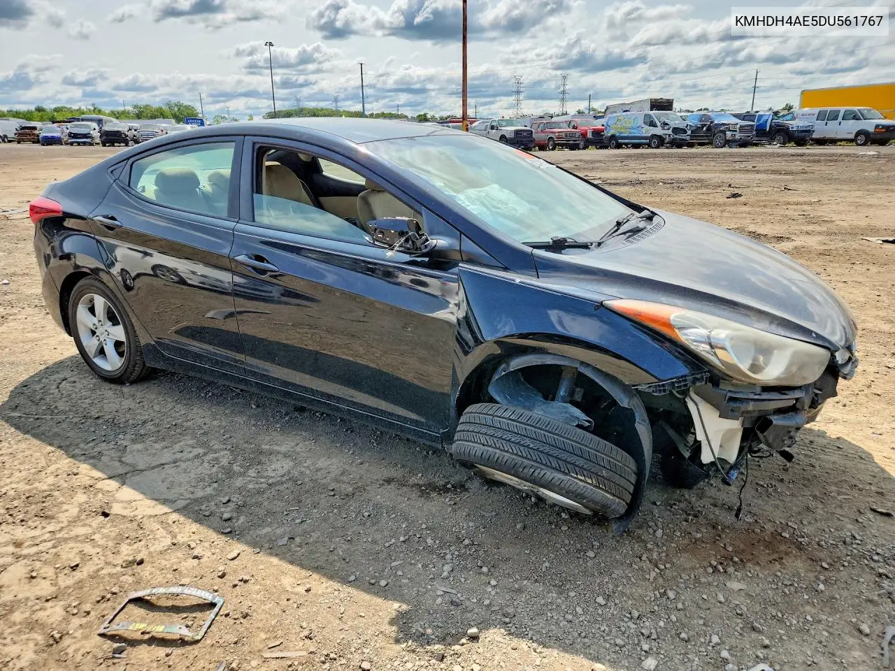 2013 Hyundai Elantra Gls VIN: KMHDH4AE5DU561767 Lot: 62140926