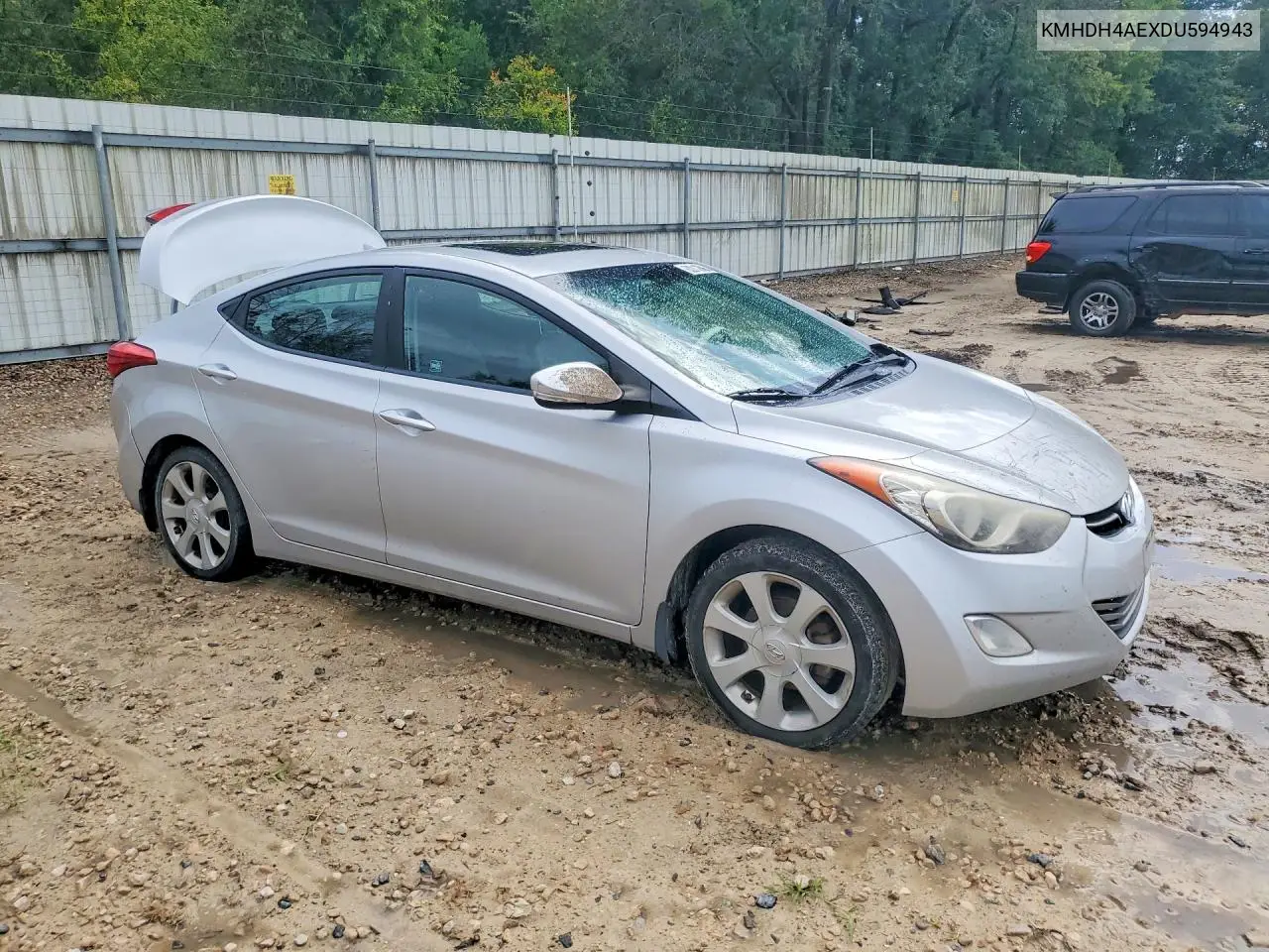 2013 Hyundai Elantra Limited VIN: KMHDH4AEXDU594943 Lot: 62213506