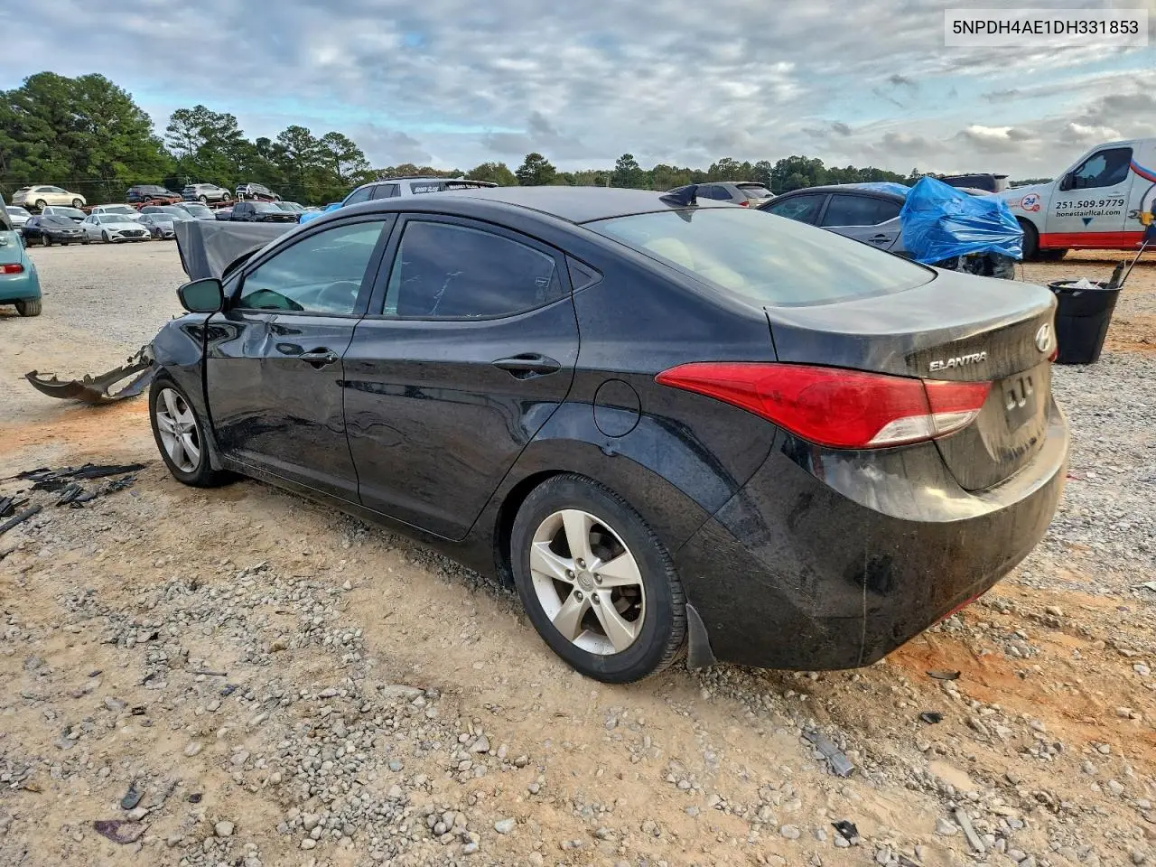 5NPDH4AE1DH331853 2013 Hyundai Elantra Gls