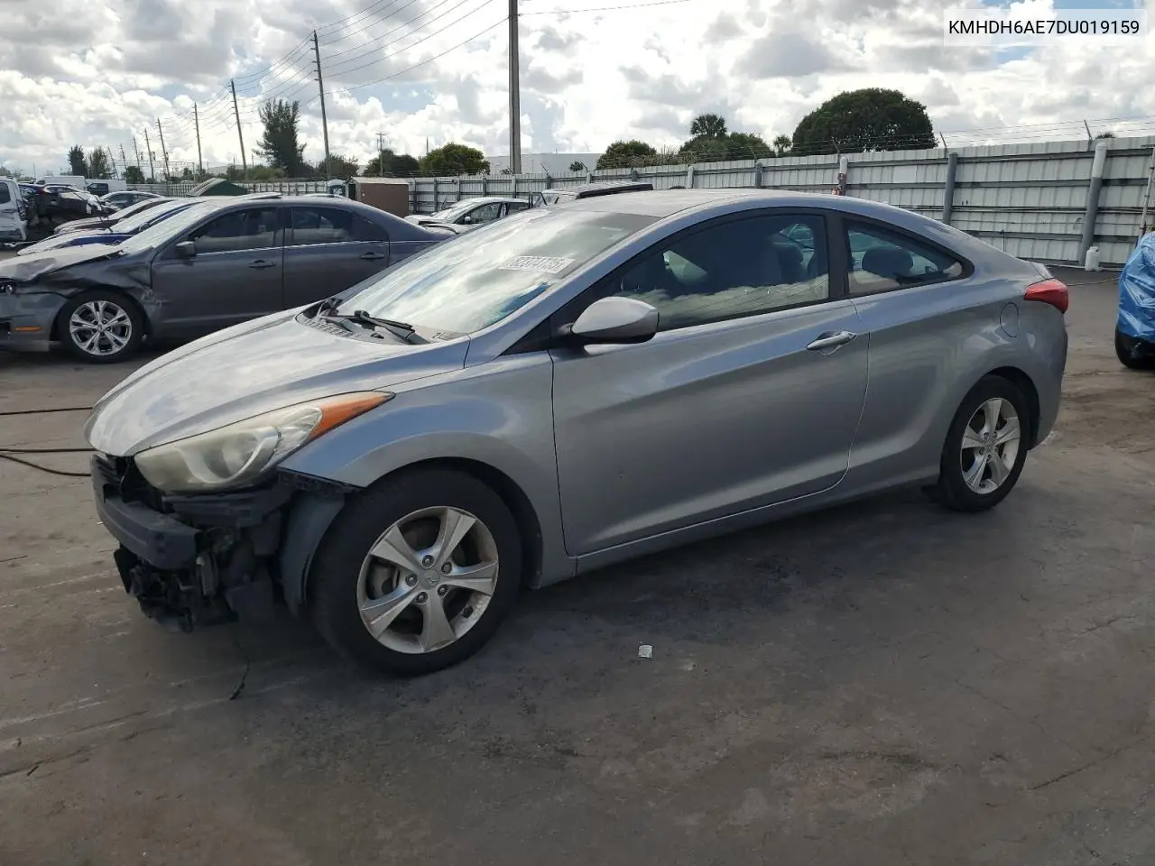 KMHDH6AE7DU019159 2013 Hyundai Elantra Coupe Gs