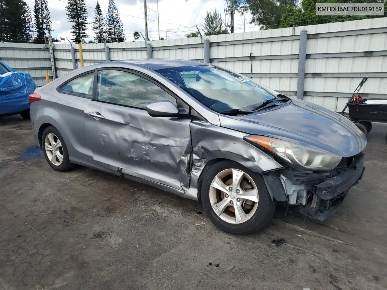 KMHDH6AE7DU019159 2013 Hyundai Elantra Coupe Gs