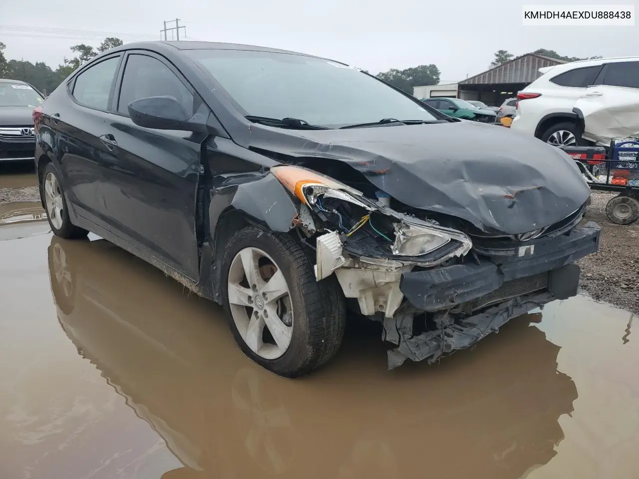 KMHDH4AEXDU888438 2013 Hyundai Elantra Gls