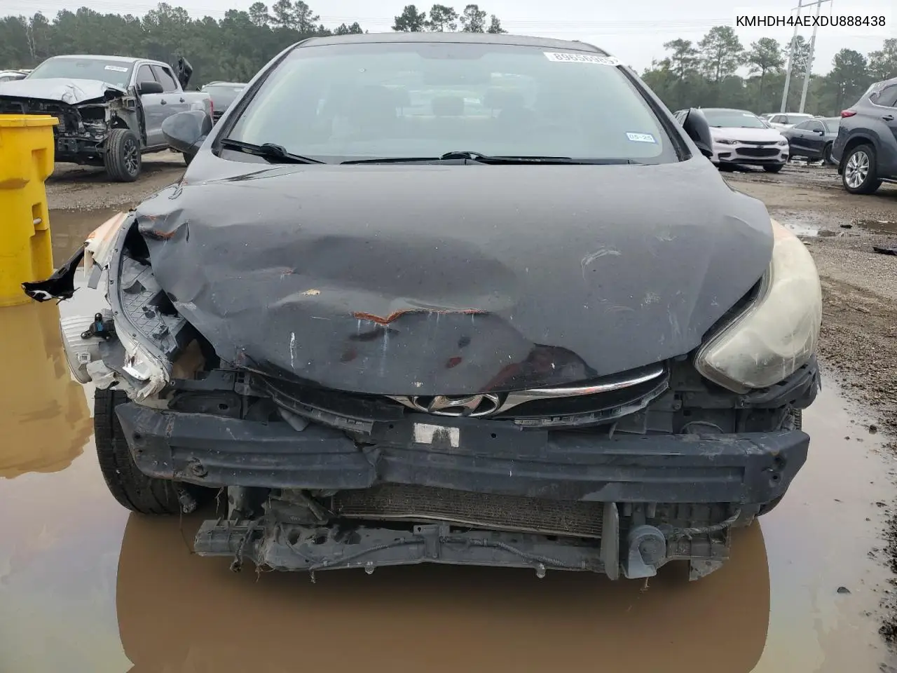 KMHDH4AEXDU888438 2013 Hyundai Elantra Gls
