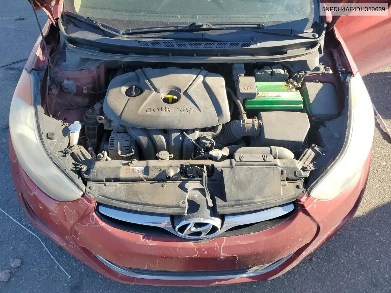 5NPDH4AE4DH350039 2013 Hyundai Elantra Gls